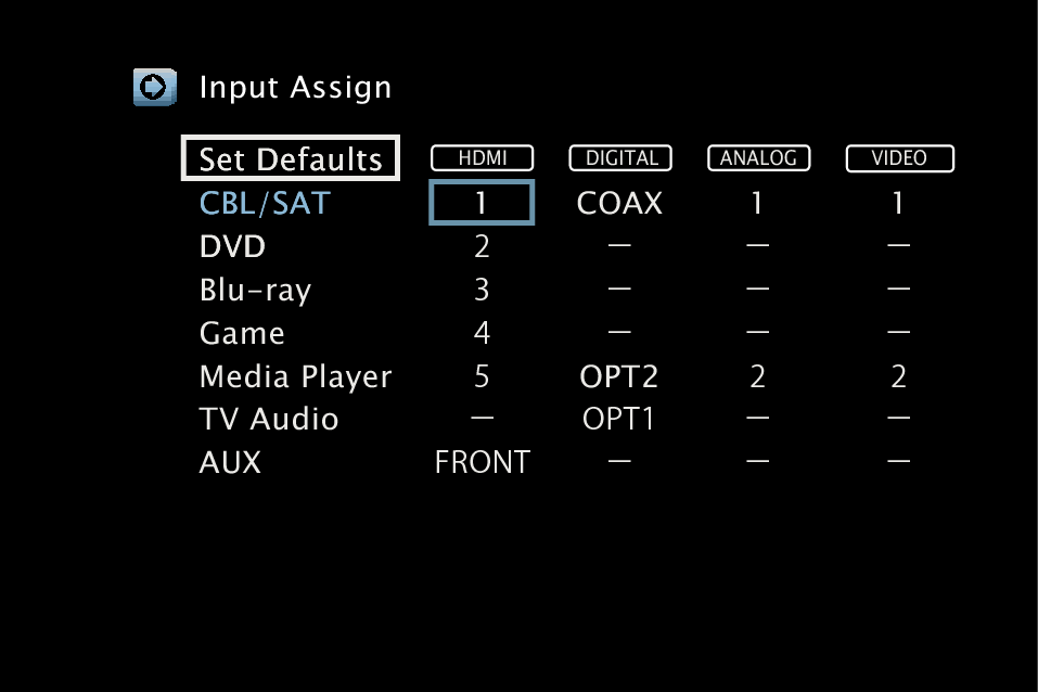 GUI InputAssign X14E3